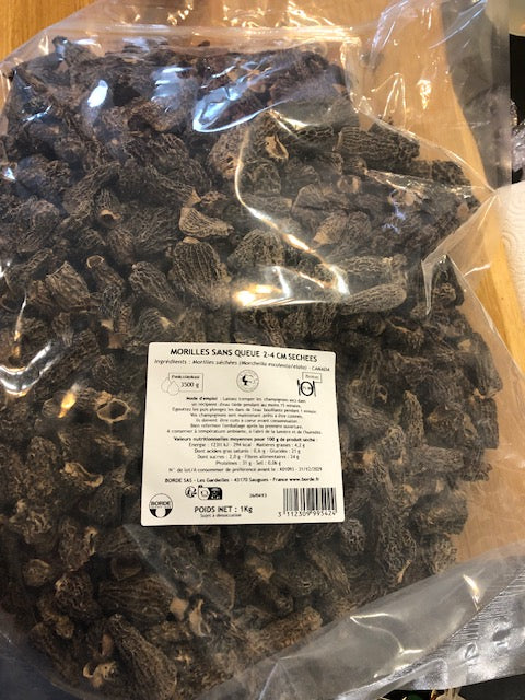 morilles speciales 2-4 cms origine canada